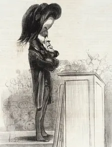 Jules Favre, 1849. Creator: Honore Daumier