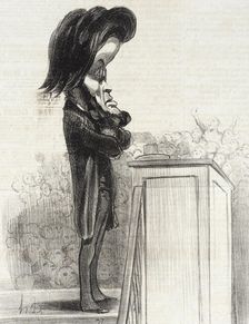 Jules Favre, 1849. Creator: Honore Daumier