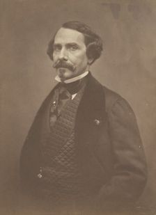 Jules Lecomte, journaliste, 1855-1859. Creator: Nadar