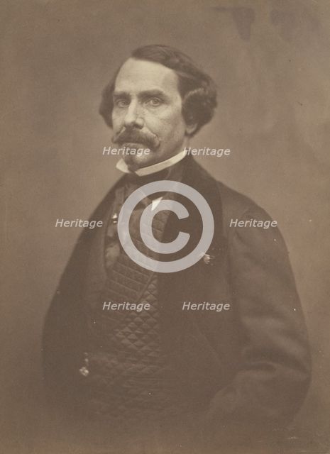 Jules Lecomte, journaliste, 1855-1859. Creator: Nadar.