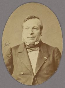 Jules Mirès, financier, 1861-1865. Creator: Nadar