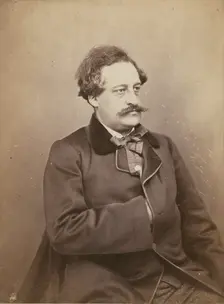 Jules Noriac, homme de lettres, negative 1860-1861; print 1870-1879. Creator: Nadar