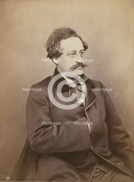 Jules Noriac, homme de lettres, negative 1860-1861; print 1870-1879. Creator: Nadar.