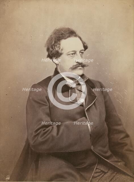 Jules Noriac, homme de lettres, negative 1860-1861; print 1870-1879. Creator: Nadar.
