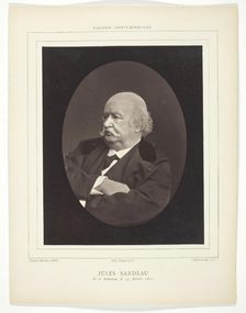 Jules Sandeau, [French writer], c. 1880. Creator: Goupil and Co