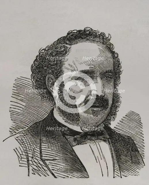 Jules Simon (Jules François Simon Suisse) (1814-1896). French philosopher and statesman, 1870.  Creator: Unknown.