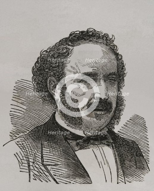 Jules Simon (Jules François Simon Suisse) (1814-1896). French philosopher and statesman, 1870.  Creator: Unknown.