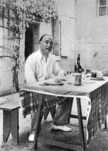 Jules Romains, French poet and writer, 1935