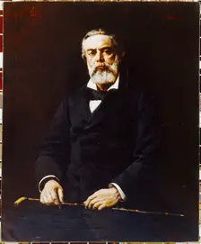 Jules Vallès (1832-1885), writer and journalist, 1881. Creator: Andre Gill