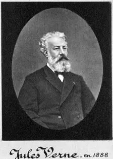 Jules Verne, French adventure and science fiction author, 1888