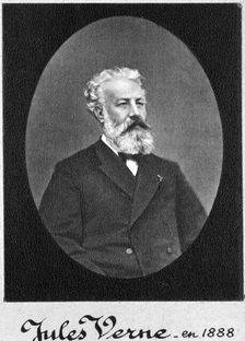 Jules Verne, French adventure and science fiction author, 1888