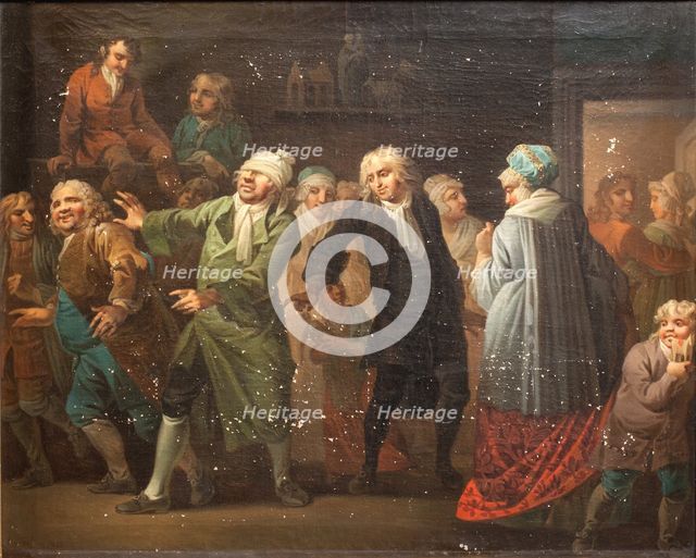 Julestuen (The Christmas Party)...Holberg Gallery. Scenes from Ludvig Holberg's comedies, 1814. Creator: Christian August Lorentzen.