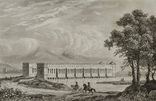 Julfa Bridge, Azerbaidjan, 1838. Creator: Vanderburch