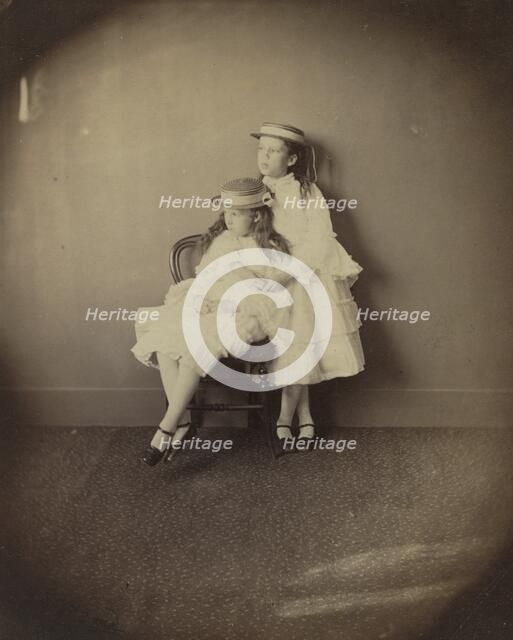 Julia and Ethel Arnold, 1872. Creator: Lewis Carroll (British, 1832-1898).