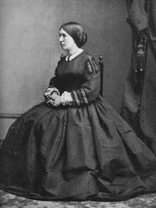Julia Grant, wife of American president Ulysses S Grant, late 19th century, (1908)