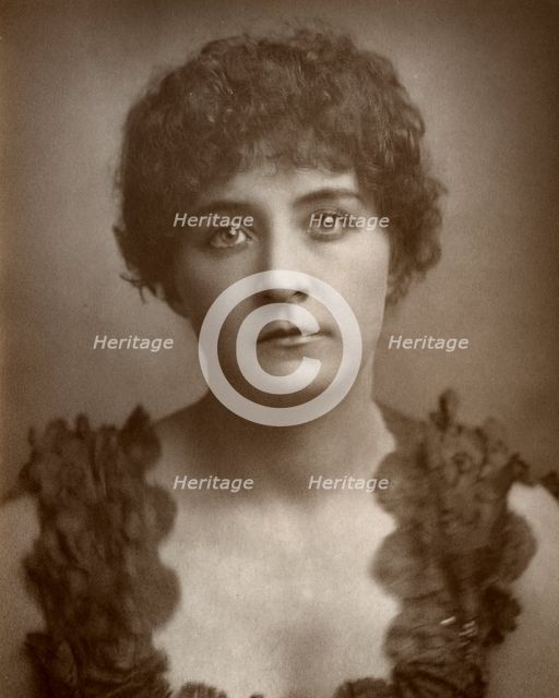 Julia Gwynne, British opera singer and actress, 1884. Artist: St James's Photographic Co