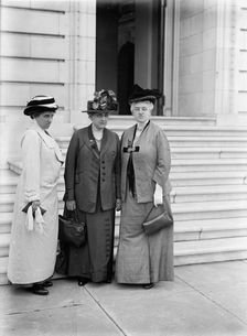Julia Lathrop, Jane Addams and Mary E. McDowell, 1913. Creator: Harris & Ewing