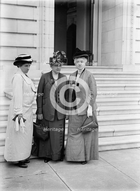 Julia Lathrop, Jane Addams and Mary E. McDowell, 1913.  Creator: Harris & Ewing.