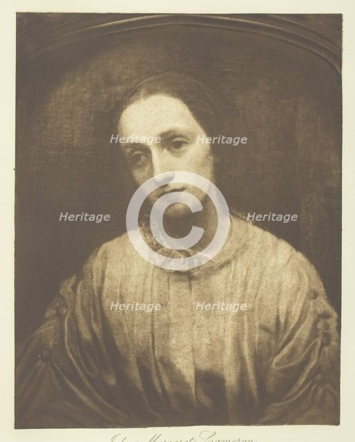 Julia Margaret Cameron, 1852, printed c. 1893. Creator: Henry Herschel Hay Cameron.