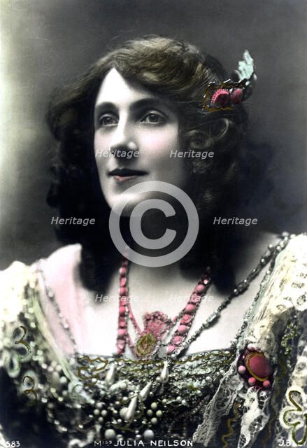 Julia Neilson (1868-1957), English actress, early 20th century.Artist: J Beagles & Co