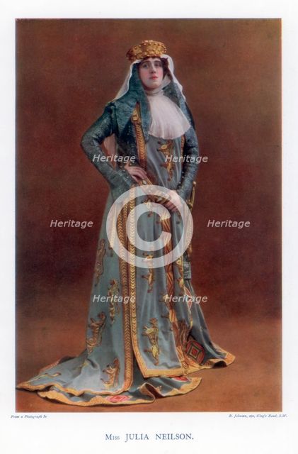 Julia Neilson, English actress, 1901.Artist: R Johnson