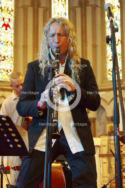 Julian Marc Stringle, Eastbourne Jazz Festival, Christ Church, Sept 2018. Creator: Brian O'Connor.