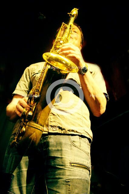 Julian Nicholas, Nigel Thomas Quintet, Verdict Jazz Club, Brighton, East Sussex, June 2023. Creator: Brian O'Connor.