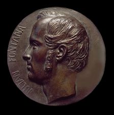 Julian Fontana (1810-1869), Bronze medal, 1843