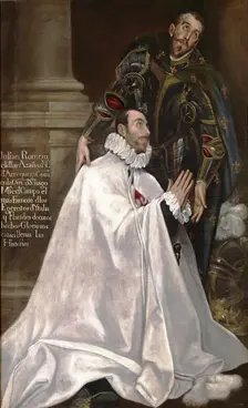 Julian Romero de las Azanas and his patron St. Julian, between 1612 and 1618. Creator: El Greco