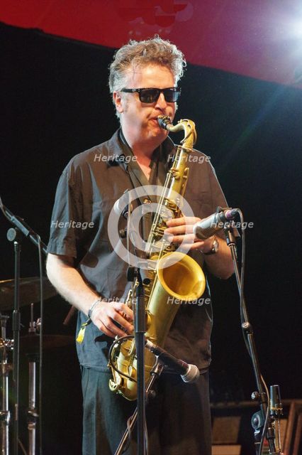 Julian Siegel, Love Supreme Jazz Festival, Glynde Place, East Sussex, 2015. Artist: Brian O'Connor.