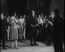 Julian Wylie the Producer Working With His Principle Actors Including Carl Brisson, 1920s. Creator: British Pathe Ltd