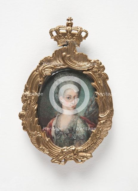 Juliana Maria of Brunswick-Wolfenbüttel (1729-1796), c18th century. Creator: Andreas Thornborg.