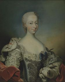 Juliane Marie, Frederik V's second queen, 1721-1769. Creator: Peter Wichmann