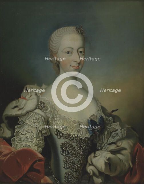 Juliane Marie, Frederik V's second queen, 1721-1769. Creator: Peter Wichmann.