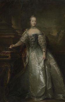 Juliane Marie, Queen of Denmark, 1762. Creator: Carl Gustaf Pilo