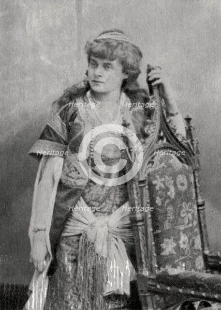 Julie Feyghine, French actress, 1881. Artist: Unknown