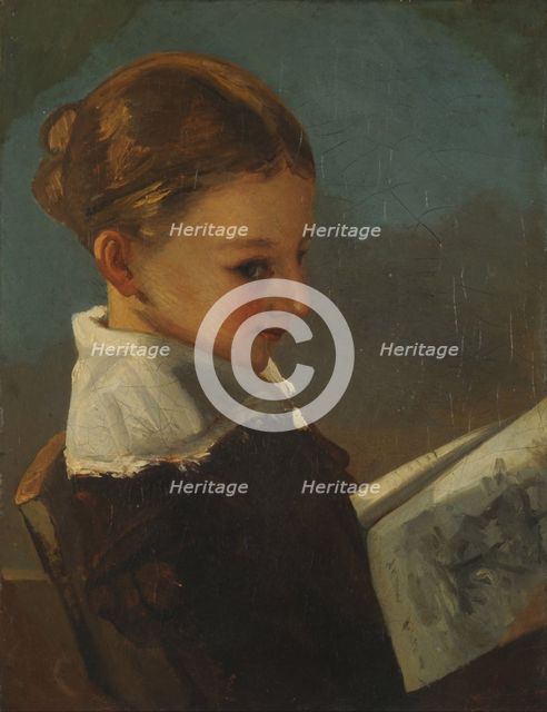 Julieta Courbet at ten years old.