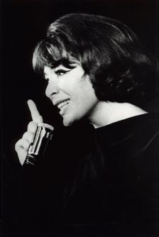 Juliette Greco, French actress and singer, Sweden, 1 July 1964. Creator: Unknown