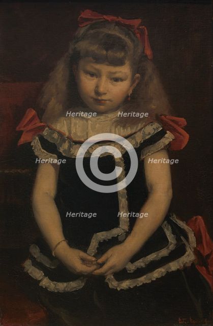 Juliette Quénel, c1870s. Creator: Edouard Agneessens.