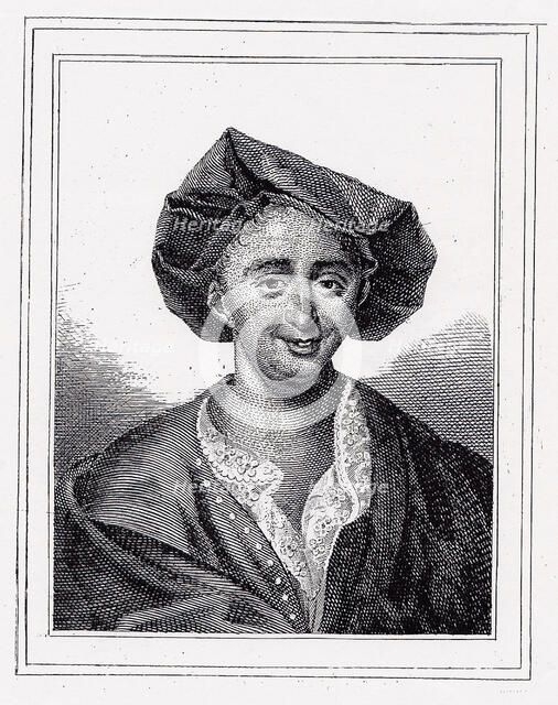 Julien Offray de La Mettrie (1709-1751). Artist: Schmidt, Georg Freidrich (1712-1775)