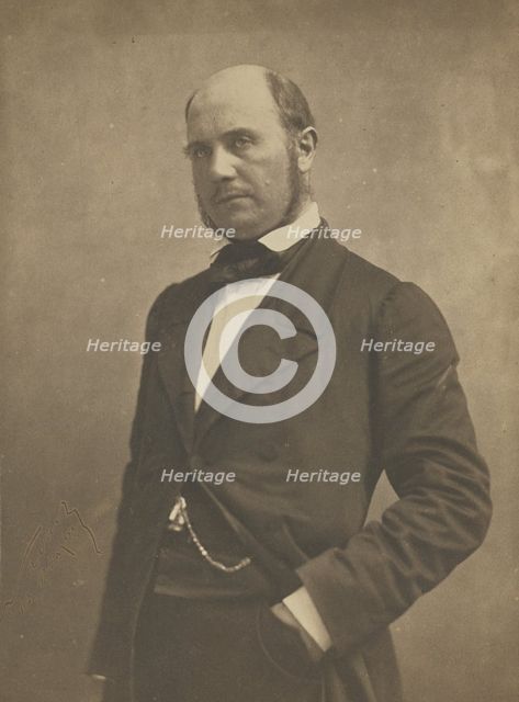 Julien Lemer, homme de lettres, 1855-1859. Creator: Nadar.