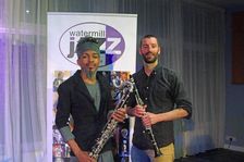 Julien Stella and Bastien Weeger, NoSax NoClar, Watermill Jazz Club, Dorking, Surrey, May 2024. Creator: Brian O'Connor