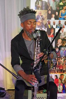 Julien Stella, NoSax NoClar, Watermill Jazz Club, Dorking, Surrey, May 2024. Creator: Brian O'Connor