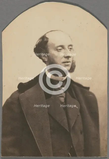 Julien Turgan, journaliste (Le Moniteur), 1855-1859. Creator: Nadar.
