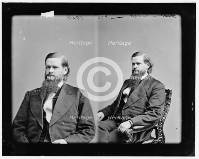 Julius Caesar Burrows of Michigan, 1865-1880. Creator: Unknown.