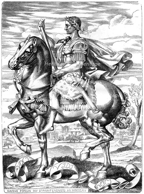 Julius Caesar, Roman general and statesman, 1st century BC (1882-1884). Artist: Unknown
