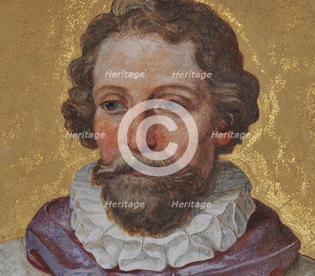 Julius Echter von Mespelbrunn (1545-1617) Detail, 1857. Artist: Seibertz, Engelbert (1813-1905)
