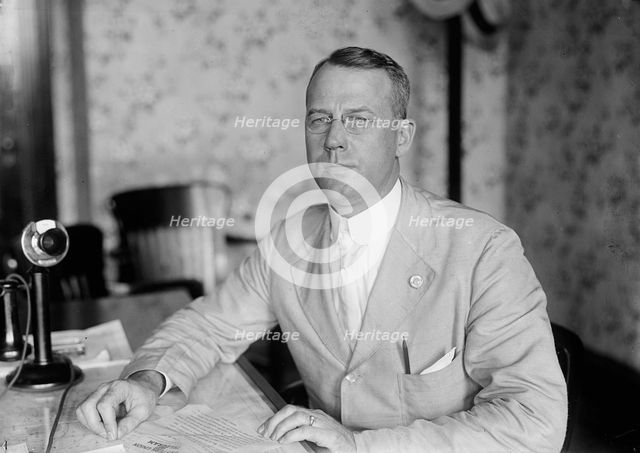 Julius Howland Barnes, President, U.S. Food Administration-Grain Corp., 1917. Creator: Harris & Ewing.
