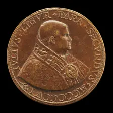 Julius II (Giuliano della Rovere, 1443-1513), Pope 1503 [obverse], 1506. Creator: Cristoforo Foppa