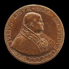 Julius II (Giuliano della Rovere, 1443-1513), Pope 1503 [obverse], 1506. Creator: Cristoforo Foppa